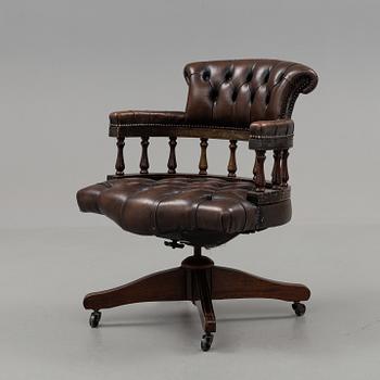 a english style desk chair from the second half of the 20th century.