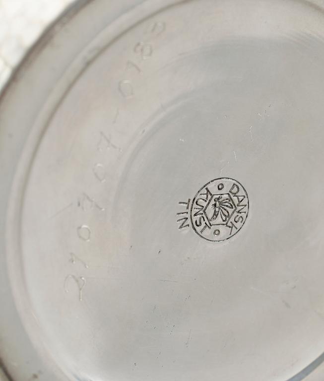 BORDSLAMPA, tenn, Dansk Kunst, 1900-talets första hälft.