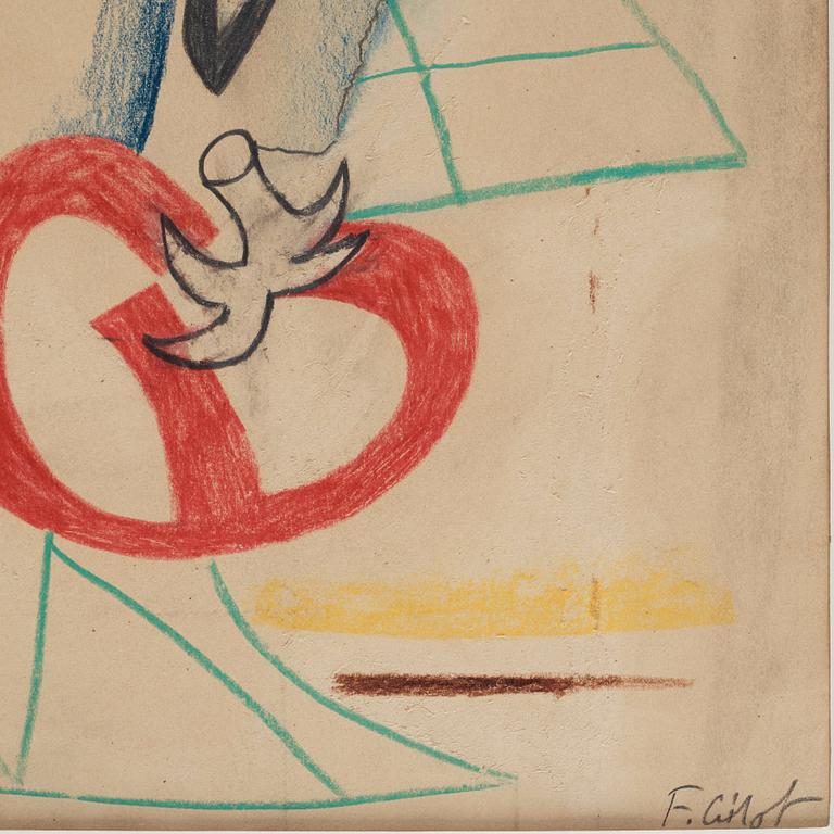 Françoise Gilot, "Etude pour tomates et poivrons".