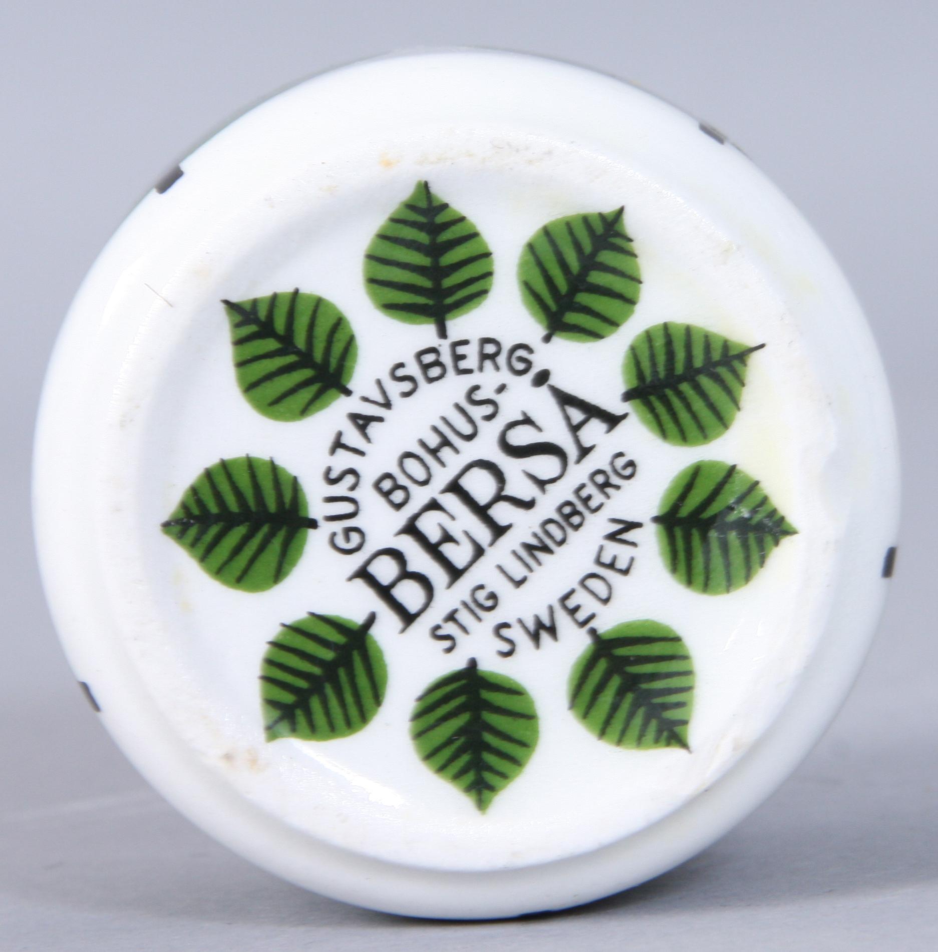 PARTI PORSLIN, 5 delar, Berså, Gustafsberg.