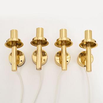 Hans-Agne Jakobsson, four wall lights, Markaryd, 1960's.