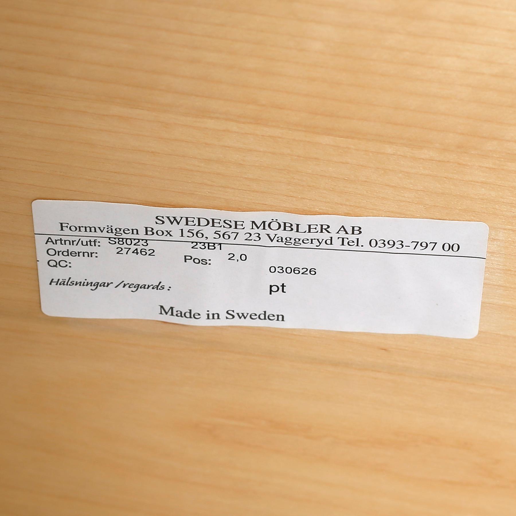 SOFFBORD, 2 st, "Havanna",  formgivna av Koncept Stockholm, Swedese, 2000-tal.