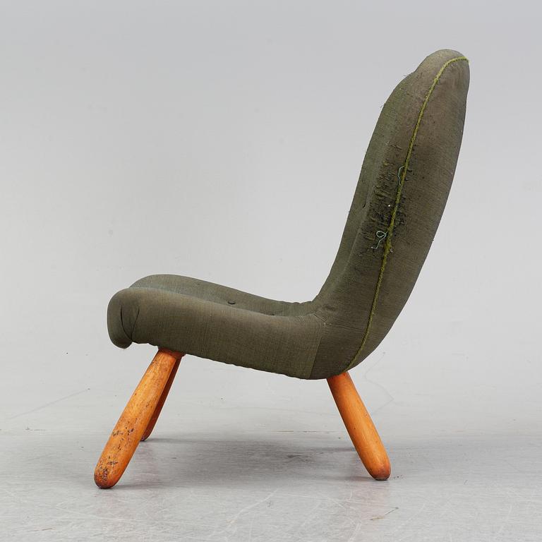 A Swedish Modern 'Clam Chair'/ 'Muslingestol', 1940's-50's.