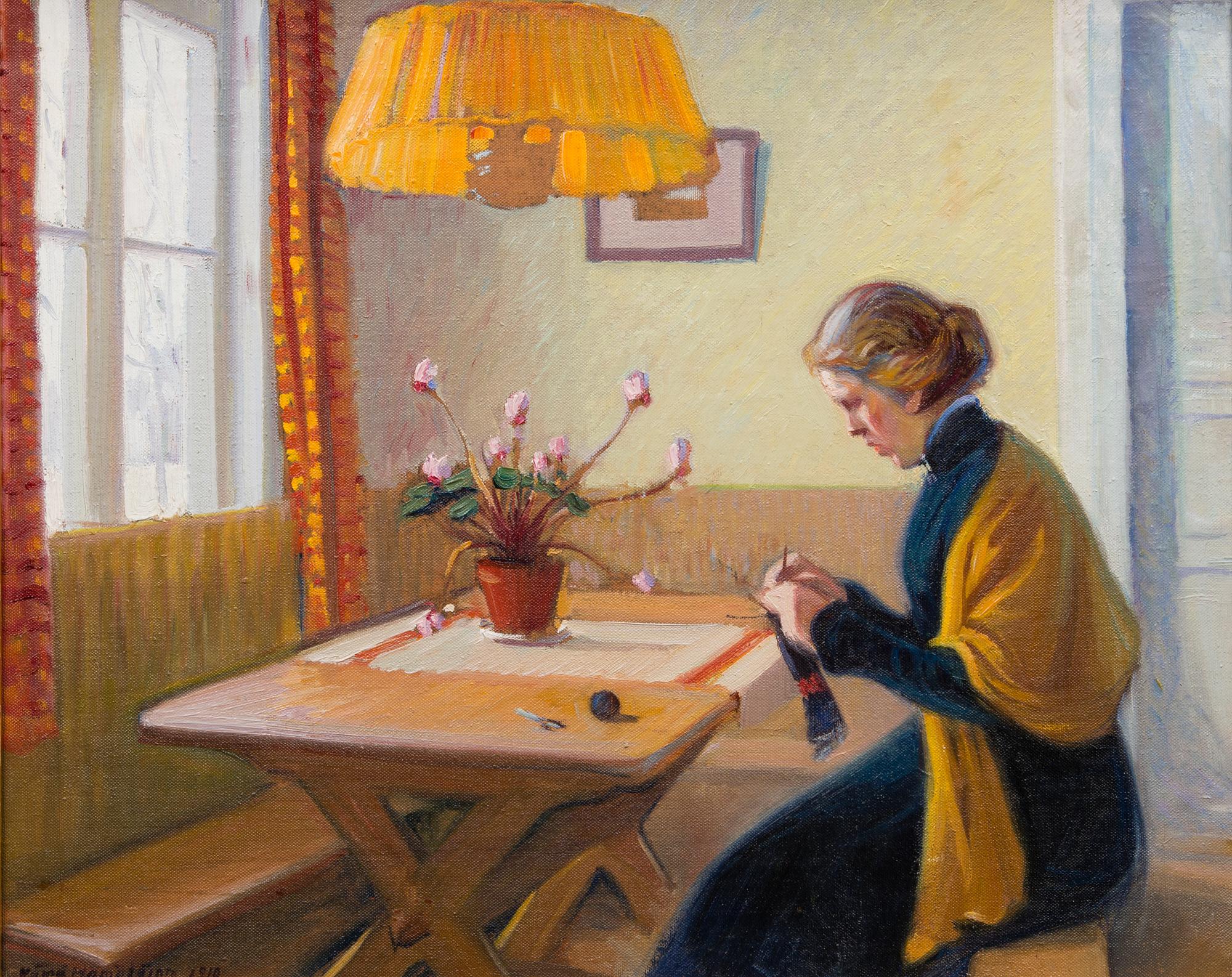 VÄINÖ HÄMÄLÄINEN, KONSTNÄRENS FRU.