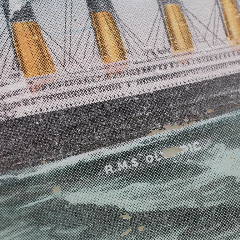 FAT, opakglas, "RMS Olympic", White Star Line, 1900-talets första hälft.