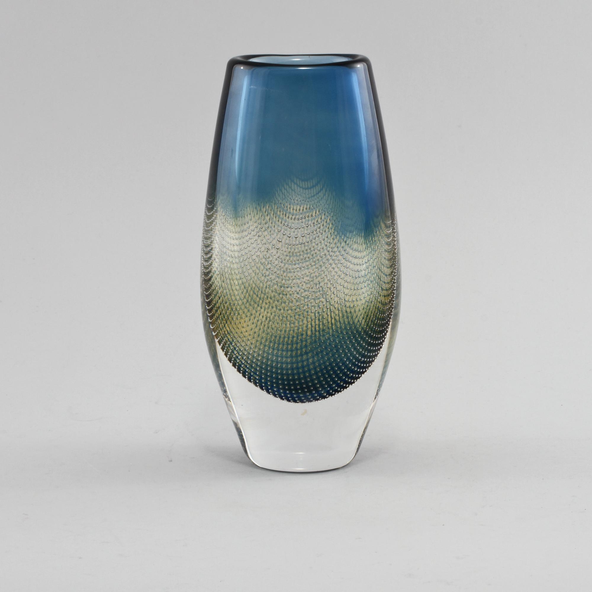VAS, glas, "Kraka", Sven Palmqvist, Orrefors, 1959.