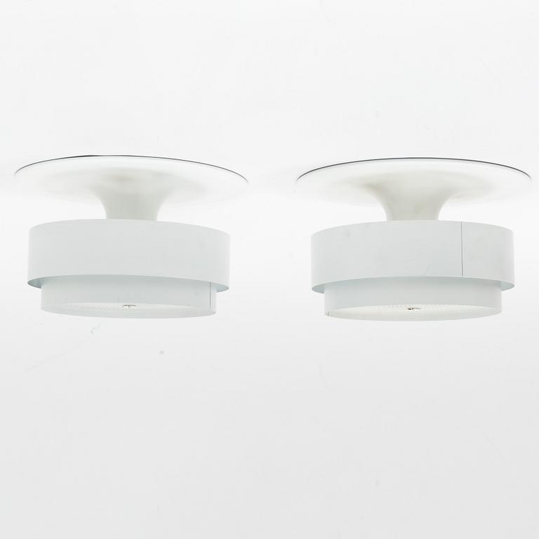 A pair of ceiling lamps by Hans-Agne Jakobsson, Ateljé Lyktan, end of the 20th Century.