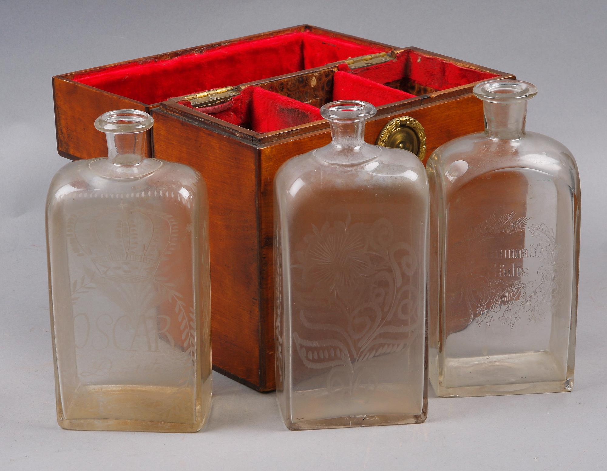 FLASKSCHATULL, 1800-tal.