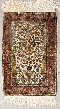 MATTA, silke. Turkisk Hereke. 70 x 46 cm.