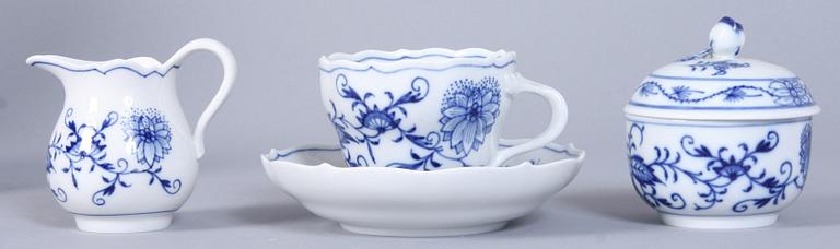 KAFFESERVISDELAR, 22 delar, porslin, Meissen.
