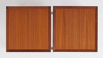 Nordiska Kompaniet, a sideboard with tables and a serving trolley, Sweden 1950s.