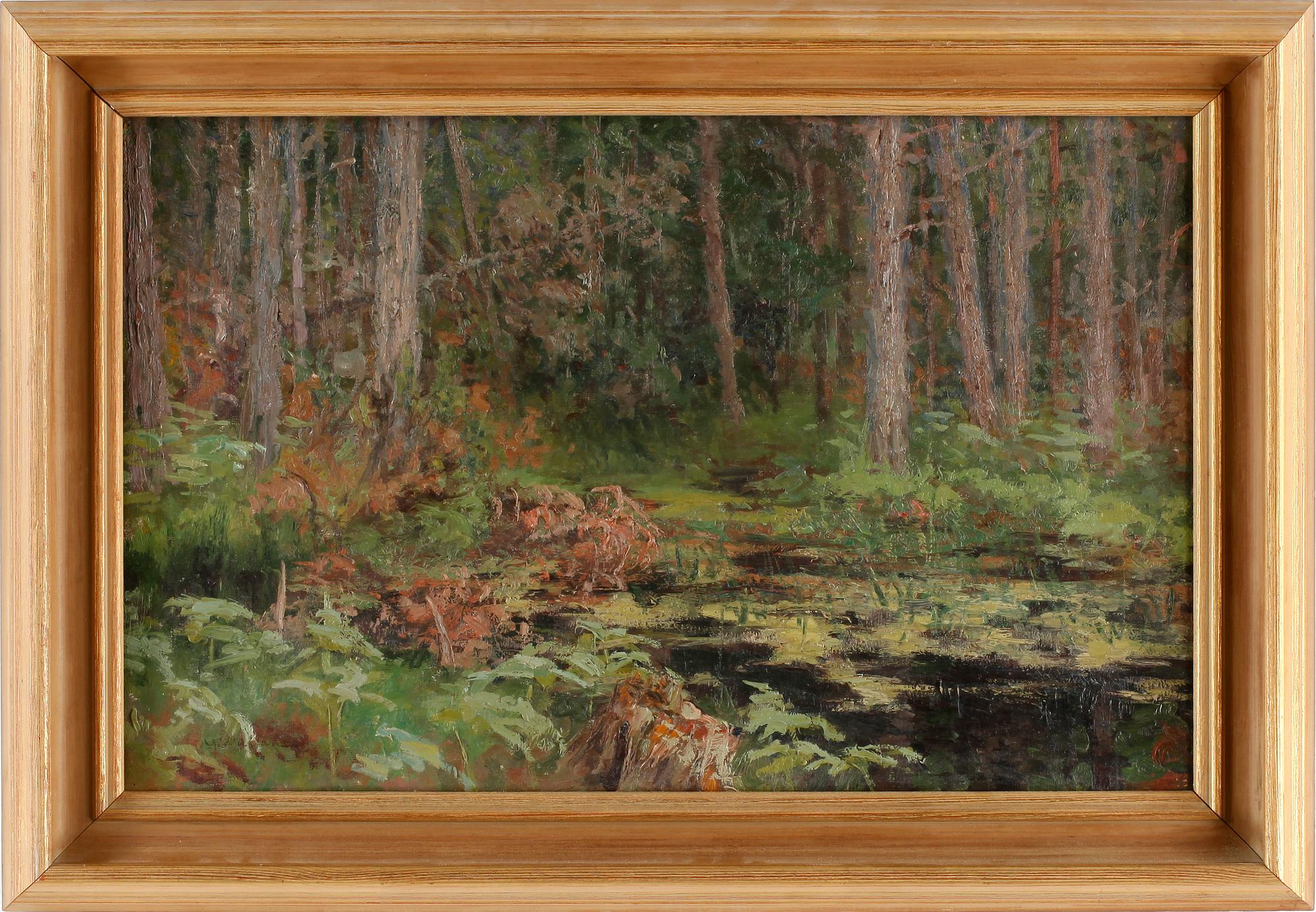 GERDA WALLANDER, olja på duk¨, signerad.