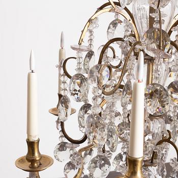 Chandelier, Rococo style, 20th century.
