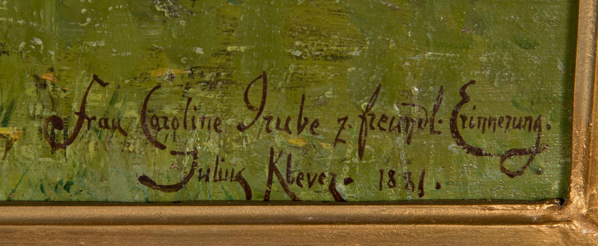 Julius von Klever, The villa at the sea.