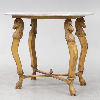 A table, possibly southern Europe,  around 1900.