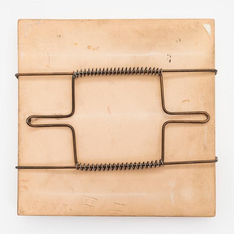 Rut Bryk, Relief, stoneware, signed BRYK.