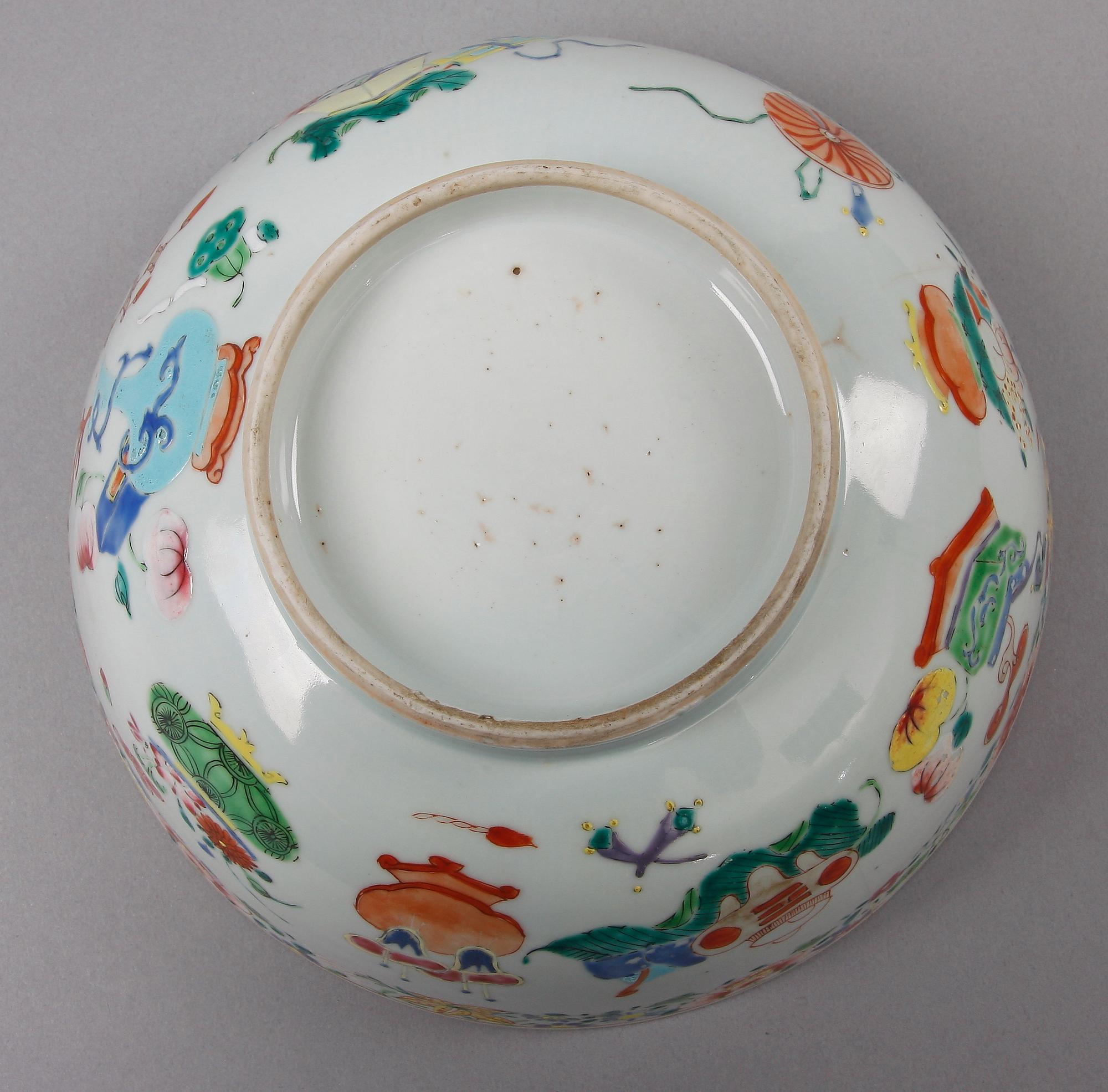 SKÅL, porslin, Qianlong, Kina 1700-tal.