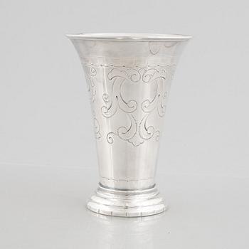 Cup, silver, Tage Göthlin, Tenn & Silver Ab, Tesi, Gothenburg 1976.