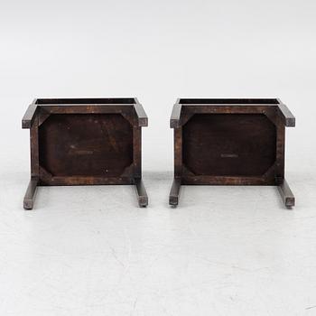 Axel Einar Hjorth, a pair of 'Typenko' bedside tables, Nordiska Kompaniet, 1933.