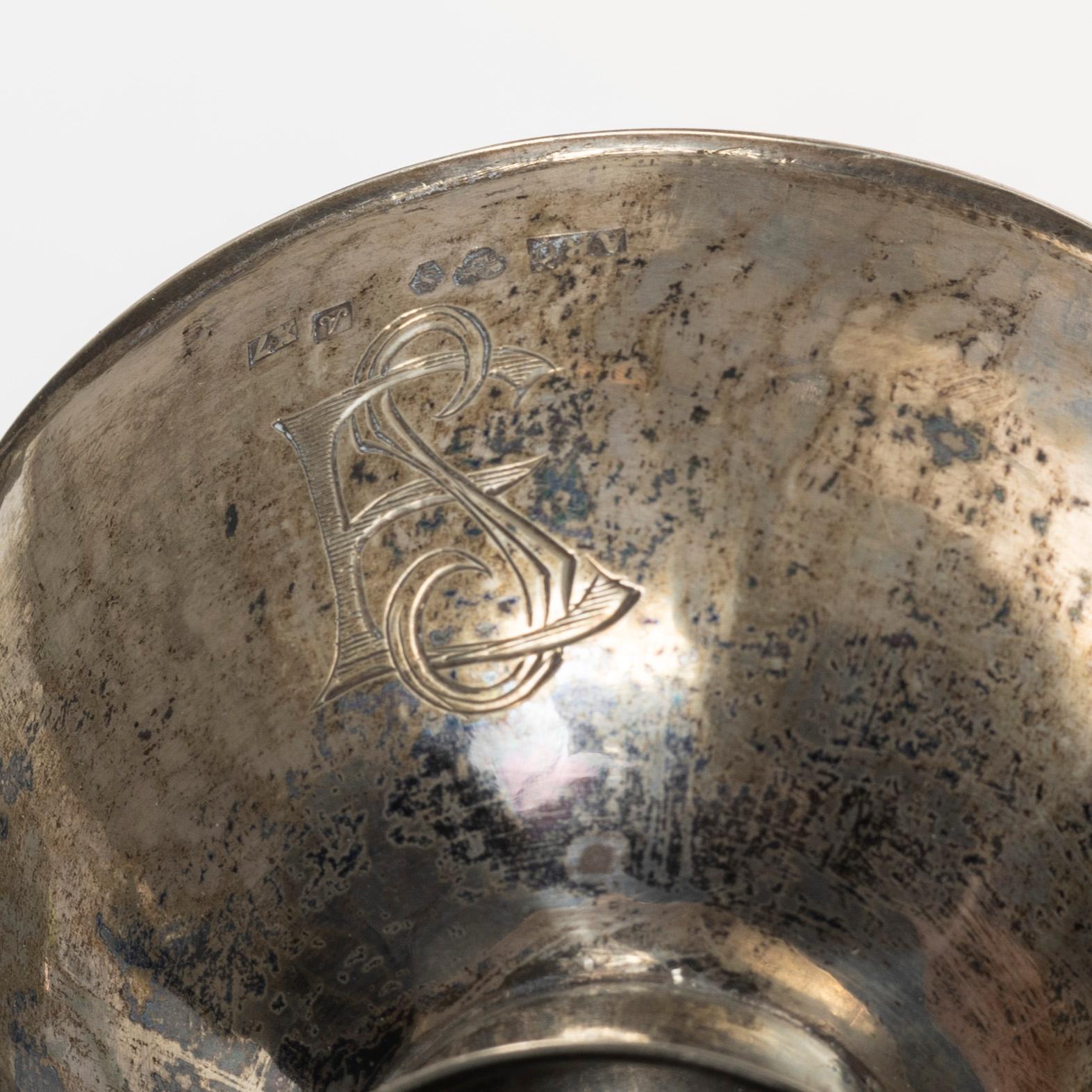 Punschmuggar, 21 st, silver, bl a Emma Johanssons Guldsmedsaffär, Arvidsjaur 1926.