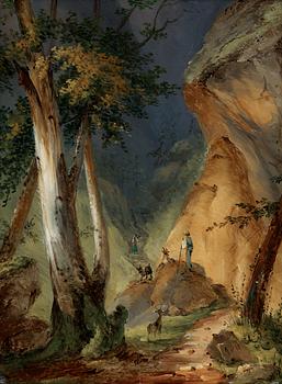 Pehr Gustaf von Heideken, Mountain landscape.