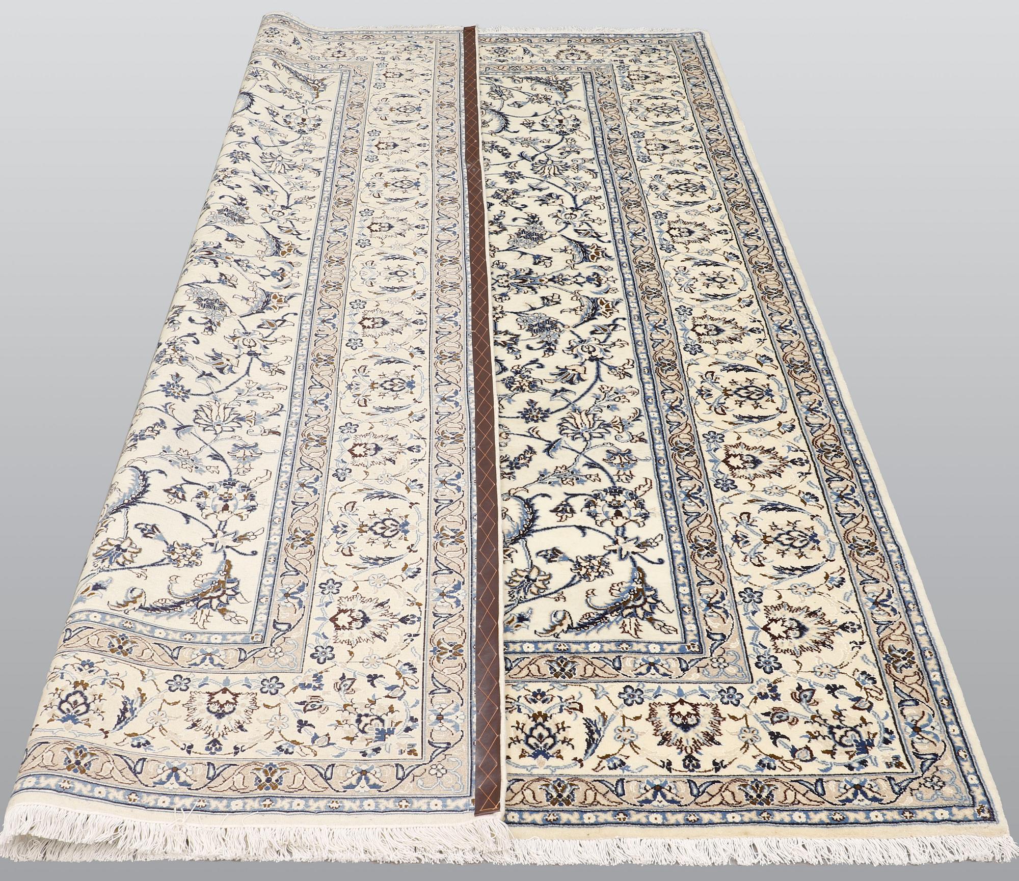 A part silk Nain, so called 9 LAA, carpet, ca 300 x 198 cm.