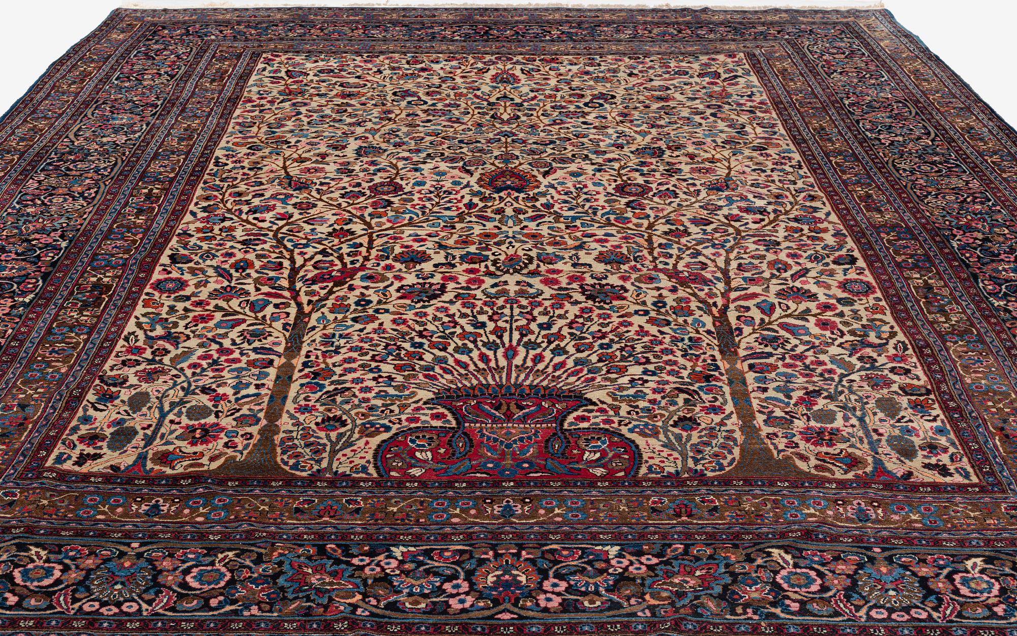 Matta, semiantik, Meshed/Moud, ca 431 x 324 cm.