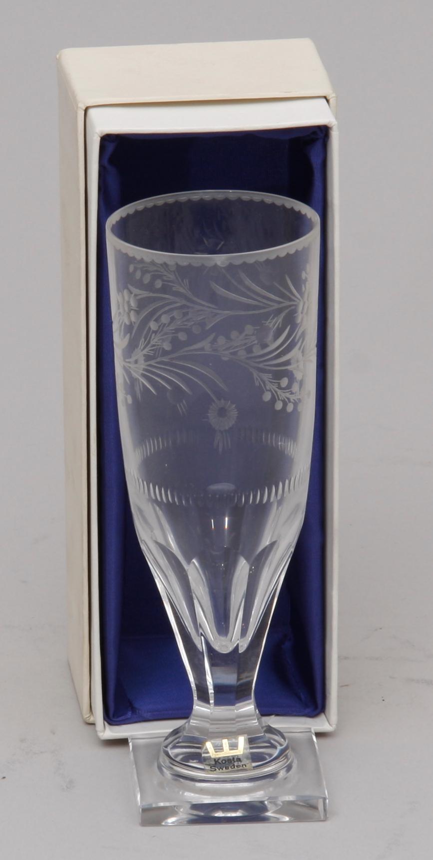 JUBILEUMSGLAS. Kosta 225 år.