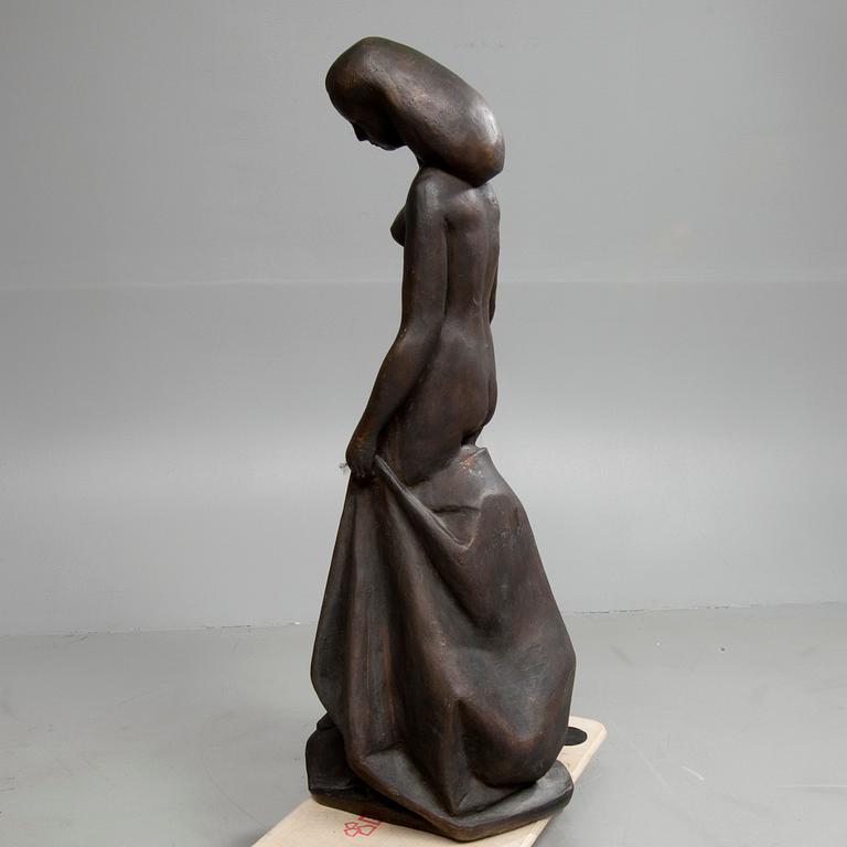 OKÄND KONSTNÄR, skulptur, brons, 1980-tal.