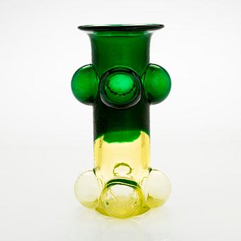 Nanny Still, a 'Pajazzo' vase, signed Riihimäen Lasi OY, Nanny Still.