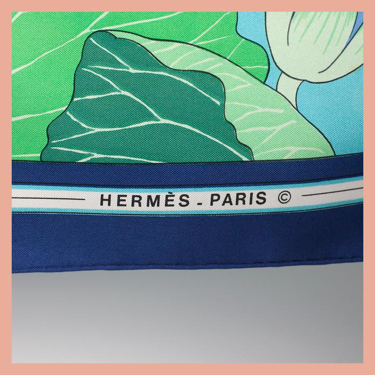 SCARF, "Fleur de Lotus", Hermès.