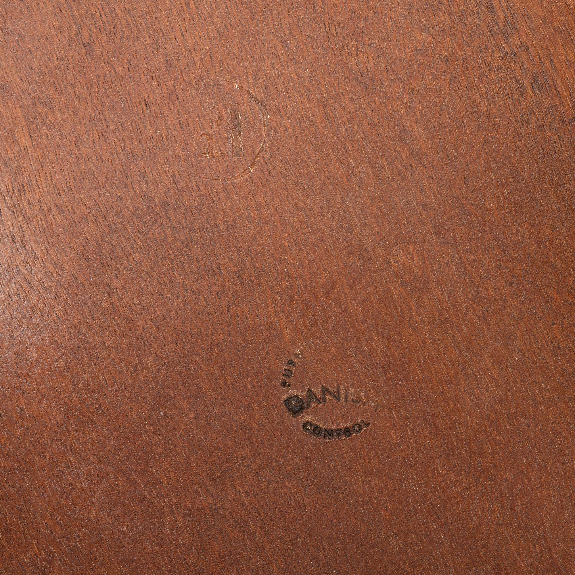 A 3-piece nest table, 1950s/1960s, Denmark.