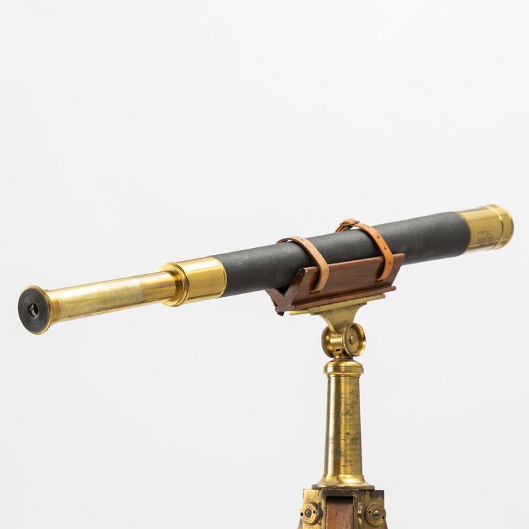 A 20th century telescope on a tripod.
