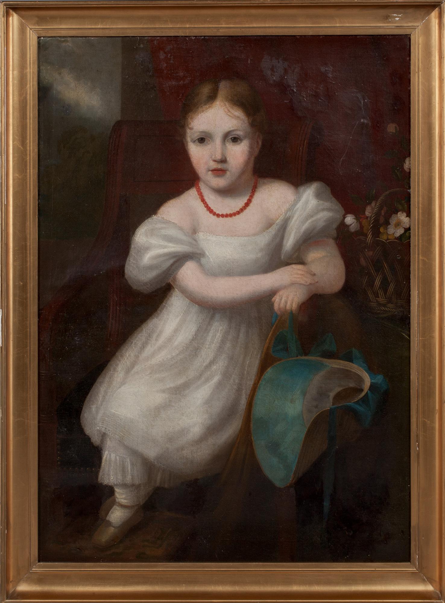 OKÄND KONSTNÄR, olja på duk, 1800-tal.