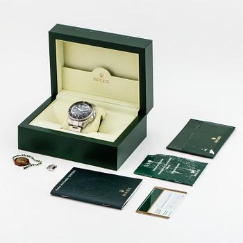 ROLEX, Oyster Perpetual Date, Deepsea, Sea-Dweller (12800 ft=3900 m), Chronometer, armbandsur, 44 mm.