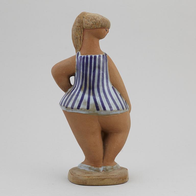 LISA LARSON, figurin, stengods, "Dora", Gustavsberg.