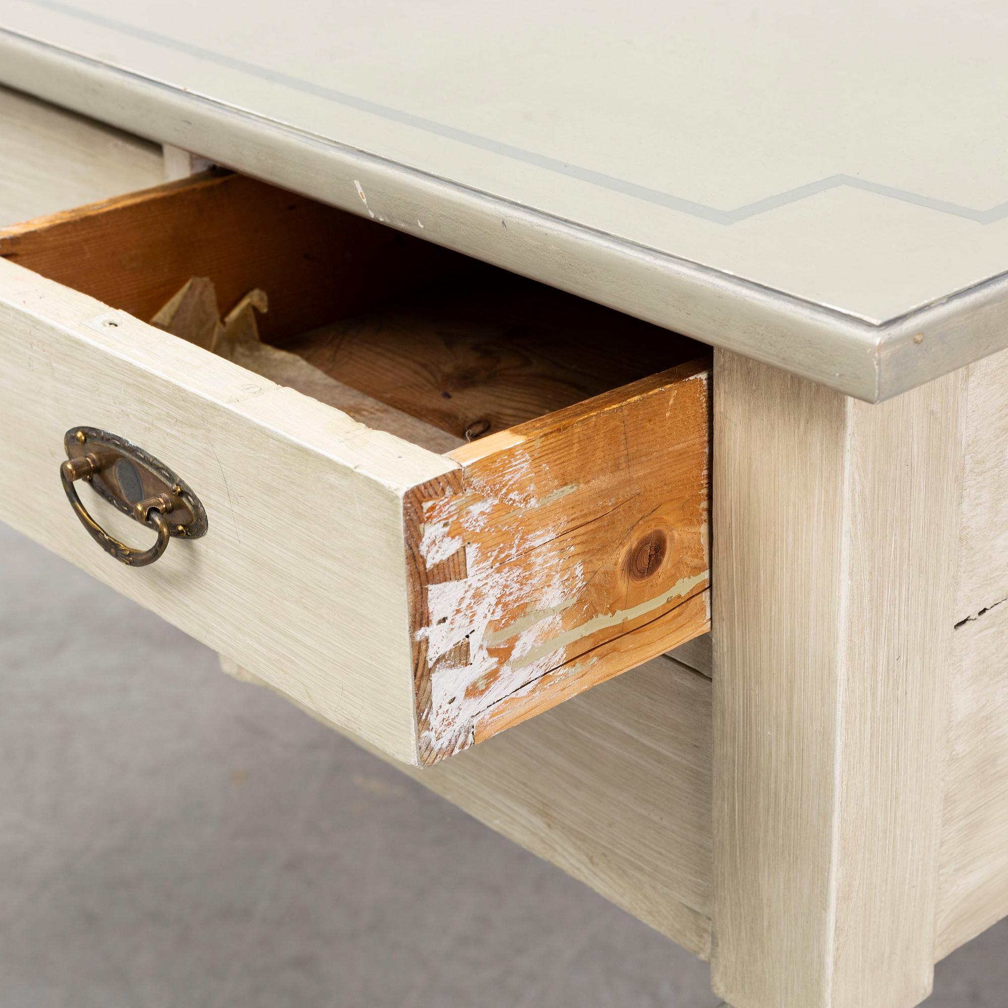 An early 20th century writing desk.