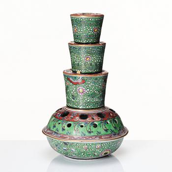 Tulpanvas, fajans. Holland, 1700-tal.