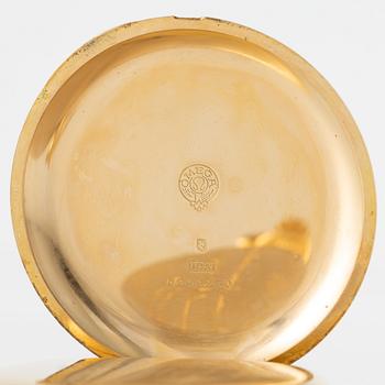 Omega, pocket watch, hunter, 53.5 mm.