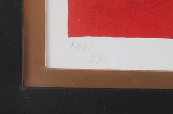 SVANBERG, MAX WALTER, färglitografi, sign o dat 69, numr 100/230.