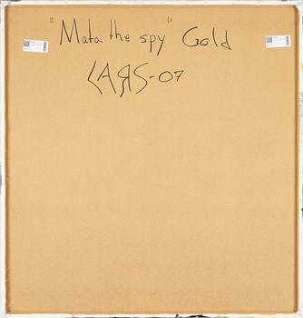 Lars Tunebo, blandteknik och assemblage på pannå signerad daterad 07 a tego.