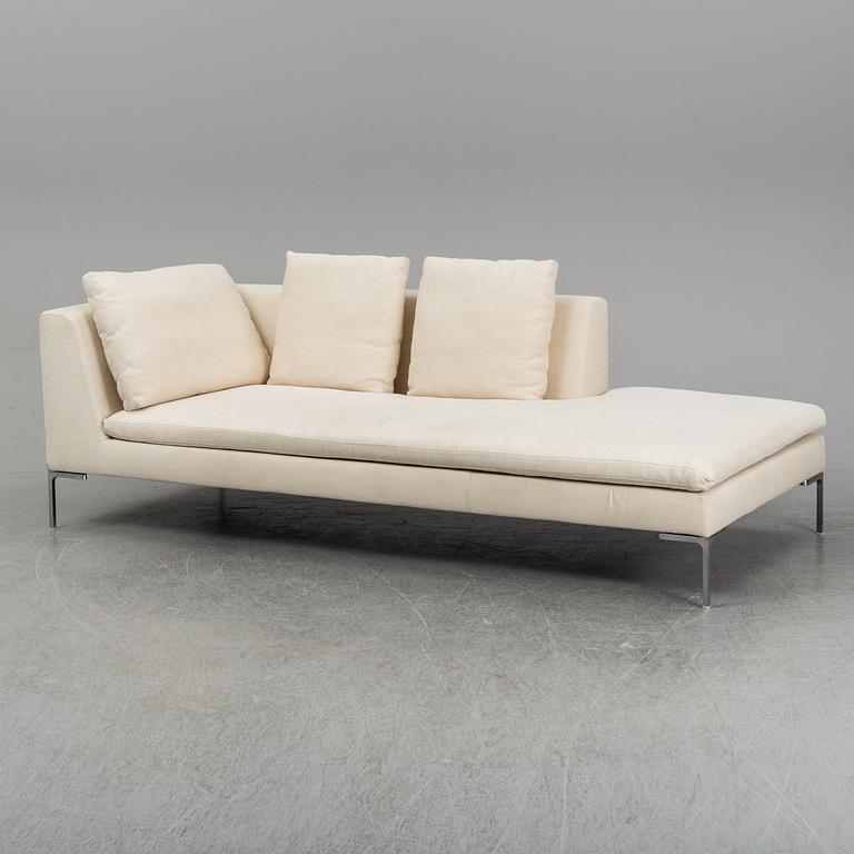 A 'Charles' sofa by Antonio Citterio from B&B Italia.