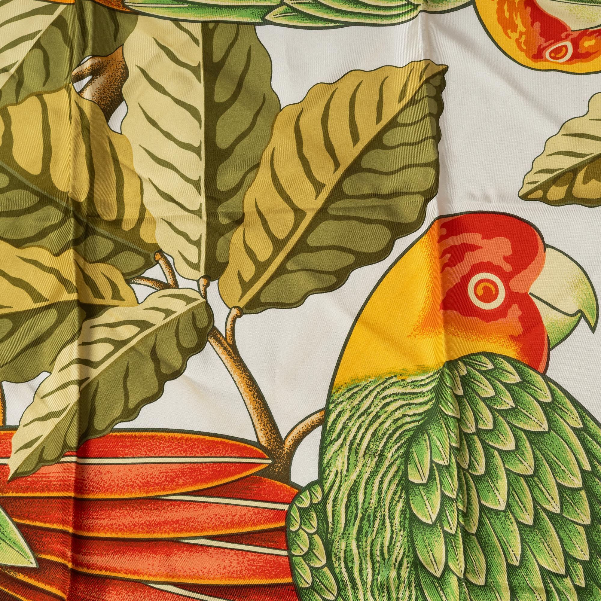 Hermès, scarf, "Les Perroquets".