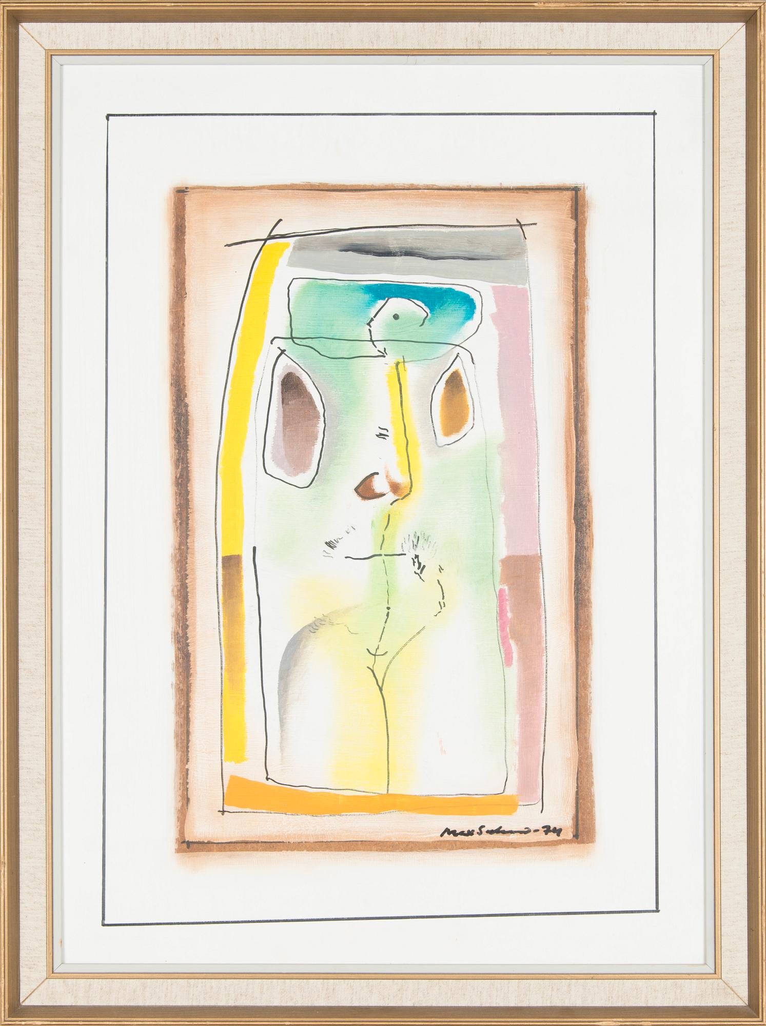 Max Salmi, Enslig torso.