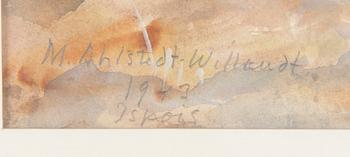 Margareta Ahlstedt-Willandt, "Ispois". (Åbolands skärgård).