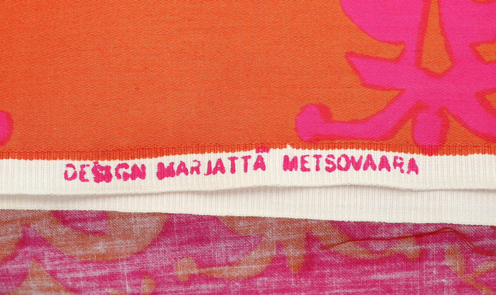 TEXTIL, Marjatta Metsovaara, Finland, 1960-/70-tal.