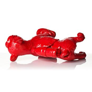 William Sweetlove, "Cloned Griffon Bruxellois with pet bottle"(Red).