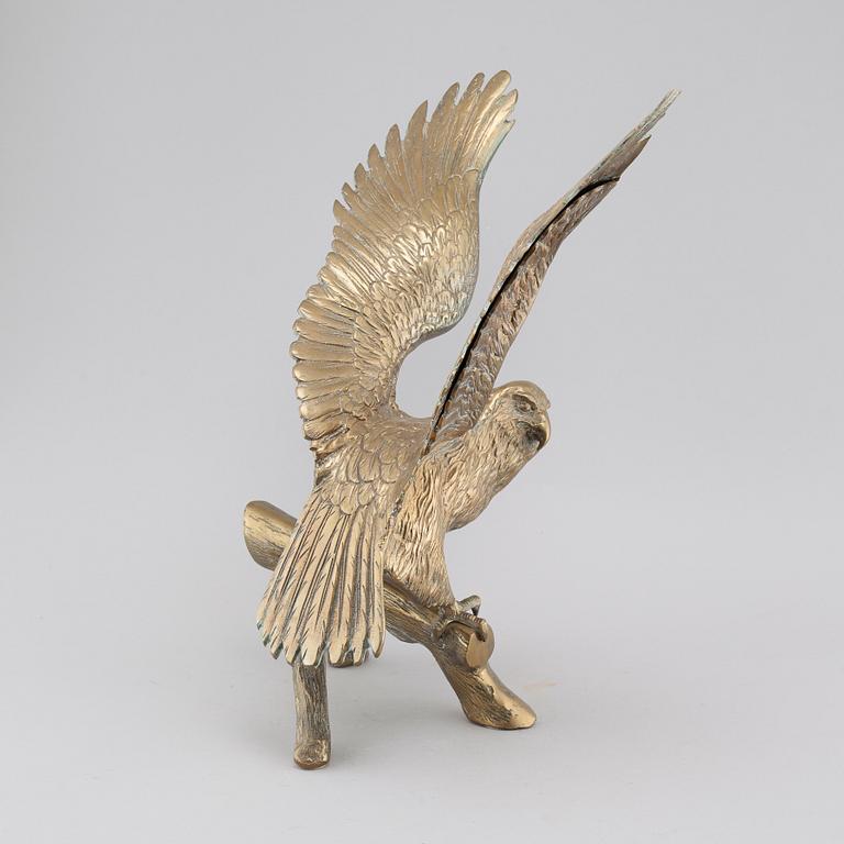 A metal sculpture from the latter half of the 20th century.