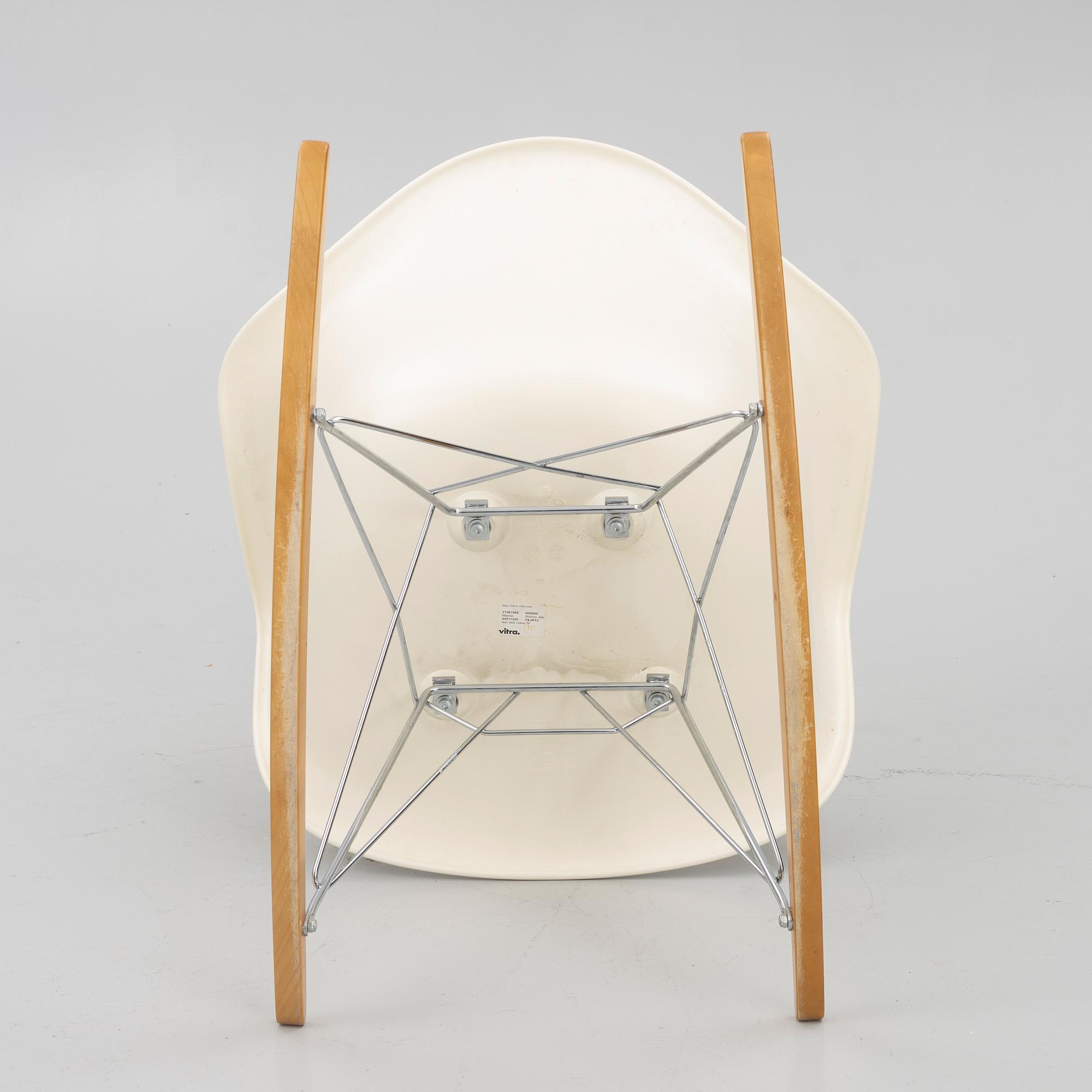 Charles & Ray Eames, an 'RAR' plastic armchair, Vitra, 2012.