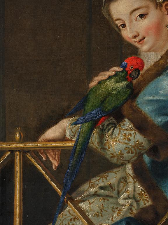 Johann Heinrich Tischbein, Konstnärens dotter Wilhelmine Ernestine Fredrike Tischbein (1759-1820) i turkisk dräkt.